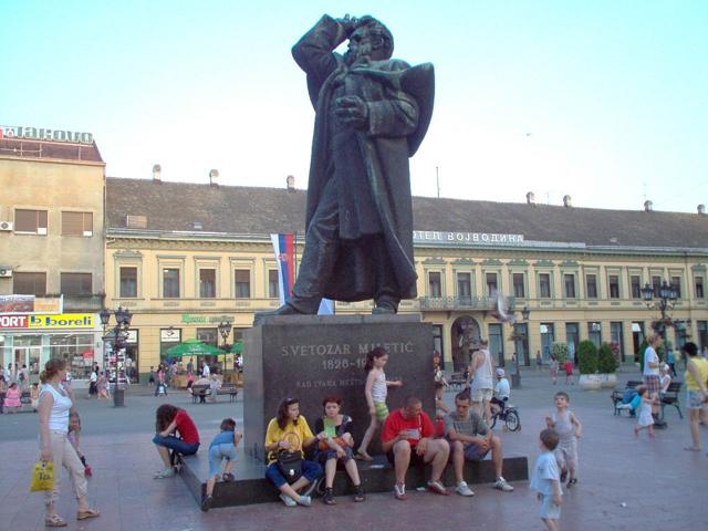 Statue of Svetozar Miletić in Novi Sad